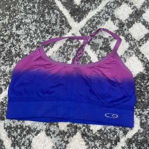 ombré sports bra